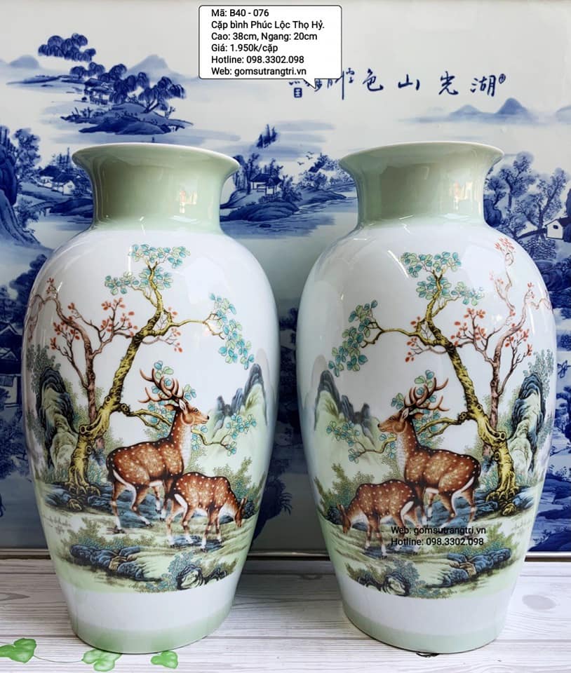 CẶP BÌNH PHÚC LỘC THỌ HỶ
